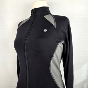Pearl Izumi MicroSensor Thermal Long Sleeve Jersey Cycling Jacket Womens L Black